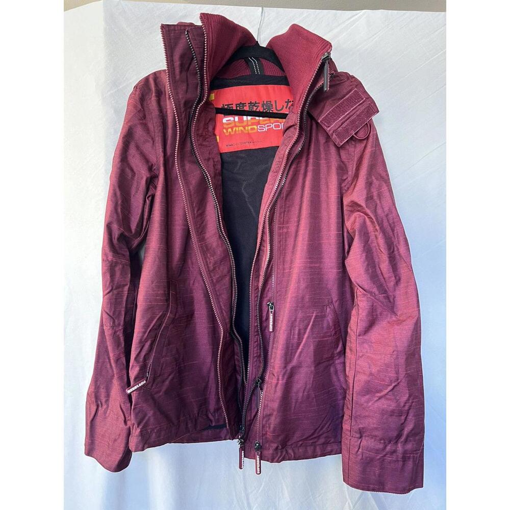 Superdry CNY Tech Hood Pop Zip Windcheater